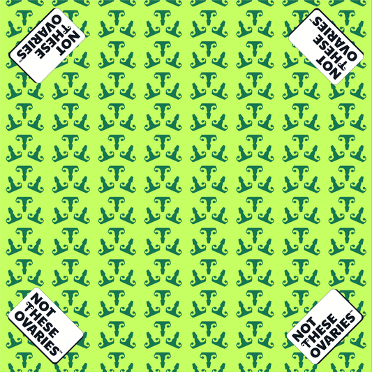 Not These Ovaries Purple Dog Bandana